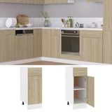 Armoire à tiroirs inférieure "Lyon" Chêne Sonoma 30 x 46 x 81,5 cm Bois d'ingénierie