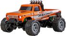 Amewi Oranje Brushed 1:64 RC auto Elektro Monstertruck Achterwielaandrijving RTR 2,4 GHz Met lichteffect