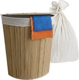 Merkloos Relaxdays Wasmand opvouwbaar - 80 liter - hoekmodel