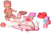 Lobbes Speelgoed BV Lobbes Deluxe Poppenset Buikdraagtas