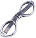 Merkloos / Sans marque ZenithVibe Mini Vouwbare RVS Knipschaar met Brillengat Sleutelhanger
