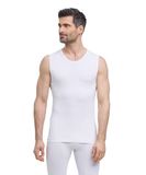 FALKE Heren Top van onderlaag Warm M S/l Sh functioneel materiaal sneldrogend 1 stuk, Wit White 2860, XL