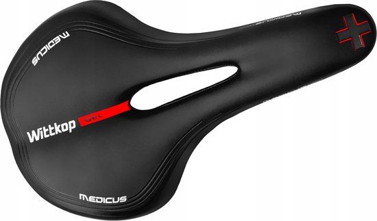 Wittkop Twin Medicus 4.0 Zadel - MTB / Race - Gel - Zwart - 2023