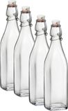 Bormioli Rocco Beugelfles/Weckfles - 6x - 500 ml - Vierkant - Transparant
