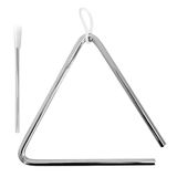 A-Star traditionele metalen muziekdriehoek - 15 cm/8 inch met metalen klopper