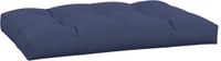 vidaXL Palletkussen 120x80x12 cm stof marineblauw