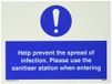 Help Sanitiser station