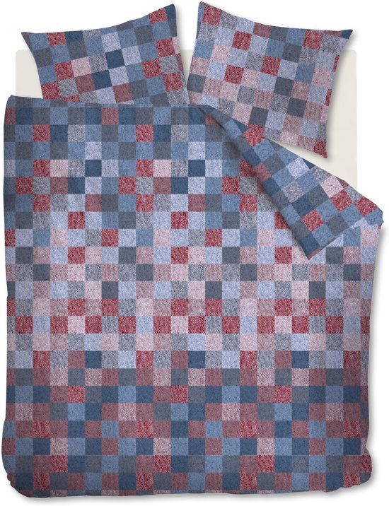 Beddinghouse Juneau Dekbedovertrek Lits-jumeaux 240x200/220 cm Blauw
