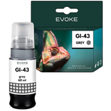 Evoke Compatible Ink for Canon Gi-43Gy Gi43Gy Gi-43 Gi43 Grey 3700 Pages Pixma G540 G640