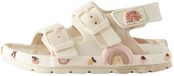 Next - Meisjes - EVA-sandalen met dubbele gesp en figuurtjes - Crème
