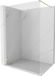 Mexen Lunar paroi de douche Walk-in gauche 70 x 200 cm, transparent 8 mm, or brossé