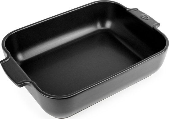 Peugeot Appolia Ovenschaal - 32 cm - Satijnzwart - Rechthoek - 2.7 l