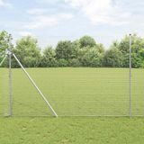 vidaXL - Gelast gaashek - 5000 x 150 cm - Zilver