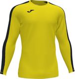 Joma Academy III Voetbalshirt Lange Mouw Kinderen - Geel / Zwart | Maat: 104