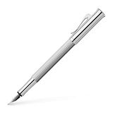 Graf von Faber-Castell FOUNTAIN PEN GUILLOCHE RHODIUM EF