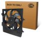 HELLA 8EW 366 420-221, ventilateur pour refroidissement moteur, ventilateur de radiateur, adapté pour PEUGEOT 2008 Combi (CU), refroidisseur d'eau, diamètre 347mm