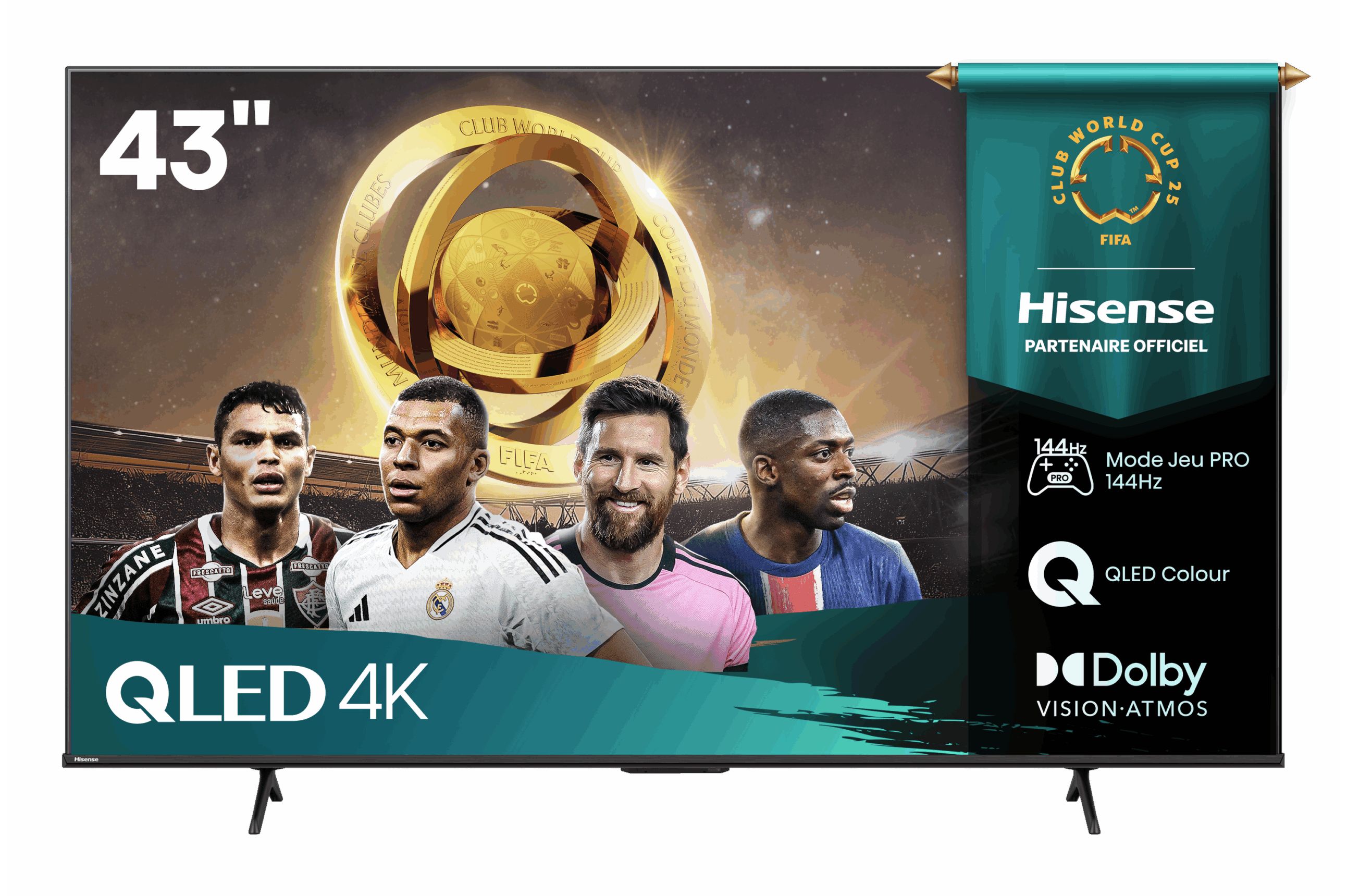 Hisense E7Q PRO / QLED TV / 43 inch / 2023