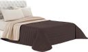 Elegante Q-EL-1P Elegant zomerdekbed bruin/crème, 100% microvezel, 170x270cm
