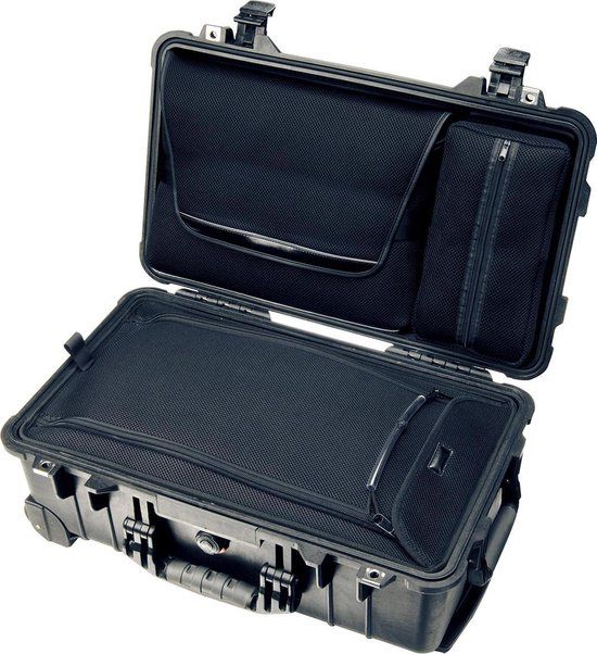 Peli 1510 Laptop Overnight Case - Zwart - Koffer - Videocamera - M - Schokbestendig