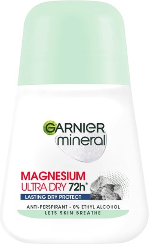 Garnier Mineraal Magnesium Ultra Dry anti-transpirant in roll-on 50ml