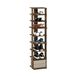 Furinno Compacte 9-Tier Verticale Ruimtebesparende Vrijstaande Schoentoren, Schoenenrek voor Kastingang, Amber Pine