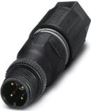 Phoenix Contact 1641769 Sensor/actuator connector M12 Plug, straight No. of pins (RJ): 4 1 pc(s)