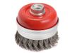 Faithfull WBT65 Wire Cup Brush Twist Knot 65 x M14 x 2/0.50mm