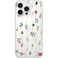 Apple iPhone 16 Pro Max Montee de fleurs bedrukt siliconen hoesje