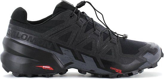 Salomon Speedcross 6 - Heren Wandelschoenen Outdoor Trail-Running Schoenen Zwart - Maat 40