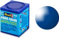Revell Hobbyverf Acrylverf - Aqua #52 Blue - Gloss - RAL5005 - Acryl - Verf potje - 18 ml