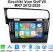 Junsun Autoradio Geschikt Voor VW Golf 7 VII MK7 2012-2020 - 9 inch Touchscreen - CarPlay - Android Auto - GPS - Bluetooth - WiFi - Achteruitrijcamera