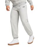 Puma ESS Small No. 1 Logo Comfort High-Waist Joggingbroek TR cl Lichtgrijs Heather