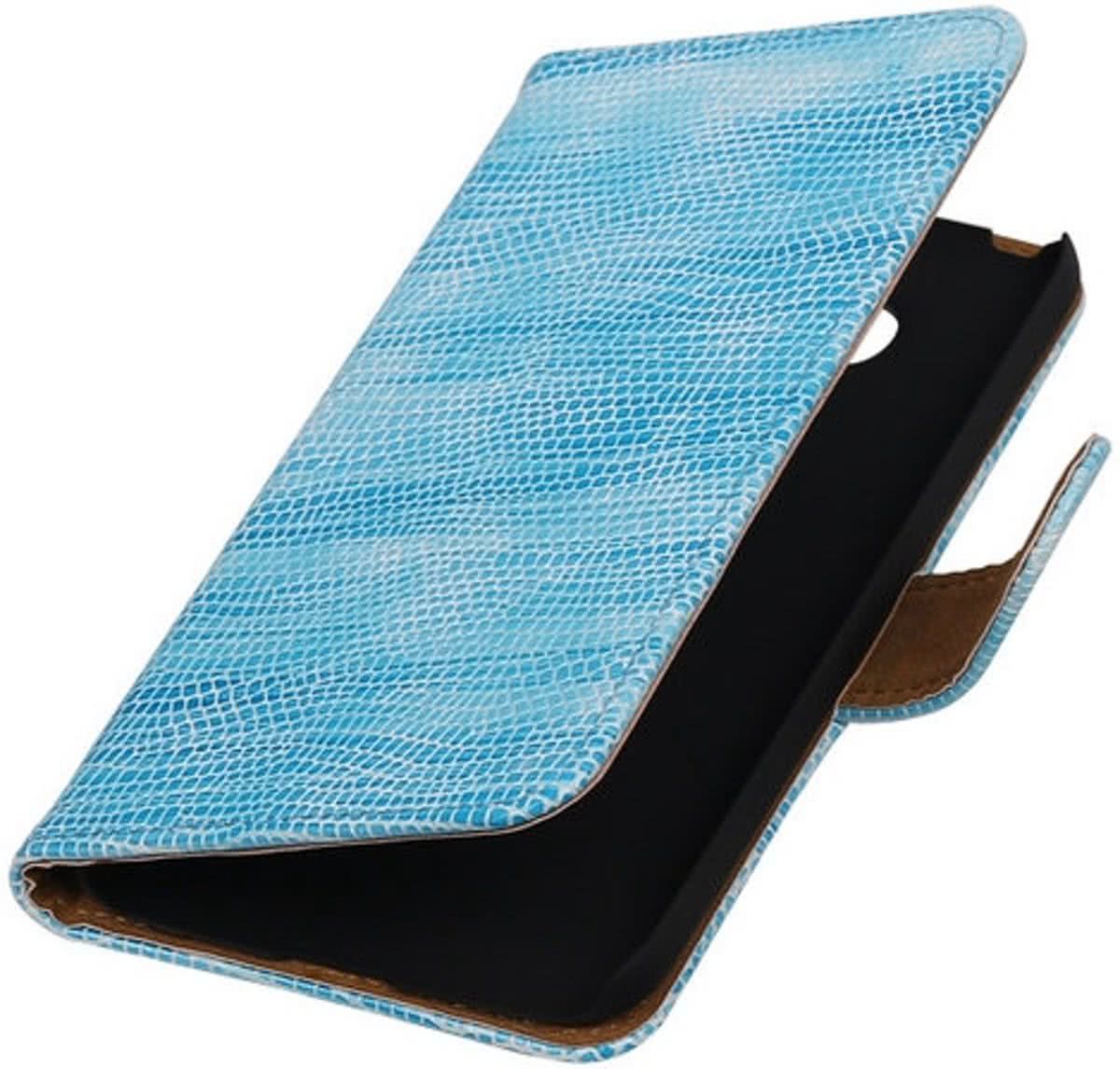 Best Cases Turquoise Mini Slang booktype cover hoesje voor HTC One X9