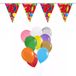 Folat Verjaardag 70 jaar feestartikelen set - 50x ballonnen - 2x leeftijd print vlaggenlijnen