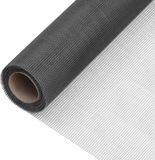 vidaXL Gaas 80x2000 cm Glasvezel Zwart