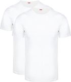 Levi's T-shirt Solid Crew Wit 2Pack - Maat XL - Heren - Basic T-shirt