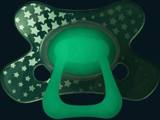 Difrax Fopspeen Natural 20+ Maanden Glow in the Dark - 1 stuk