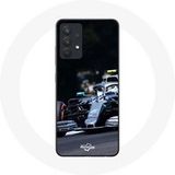 Maniacase Samsung Galaxy A13 4G / A13 4G Lite Hoesje Formule 1 Valtteri Bottas F1 Racer Zwart