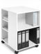 Durable 311302 Multifunctionele trolley 74/59, open aan 3 zijden met 6 legborden (528 x 748 x 592 mm), wit