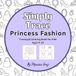 Simply Trace Princess Fashion Drawing Practice pour Enfants 4-10 ans