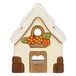 THUN - Kandelaar in de vorm van een huis – kerstversiering – keramiek – 10 x 9,5 x 11 cm