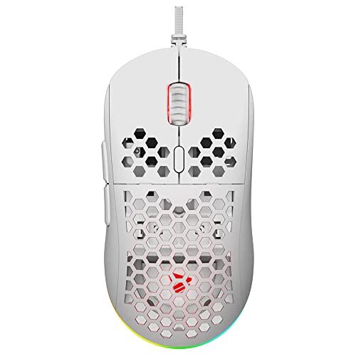 Savio Gaming PC HEX-R - Gaming muis - wit