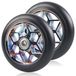 Merkloos Set van 2 Kleurige Stunt Scooter Wielen 110mm met ABEC-9 Lagers