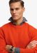 Superdry Pull en maille épaisse à manches raglan Homme S Bold Orange