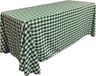 LA Linnen Poly Checkered rechthoekig Tablecloth