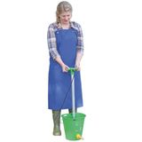 Kerbl Melk- en wasschort PU blauw 100 x 125cm