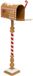 Feeric Lights & Christmas Kerstdecoratie Brievenbus - Metaal - H100 cm