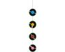 Bellatio Decorations Shoppartners Bv seventies/eighties hangende slingers - LP - 1 meter