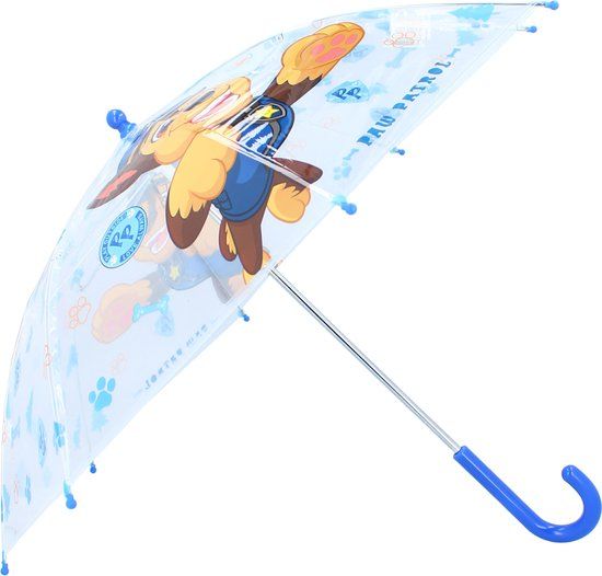 4KidsOnly PAW Patrol Rainy Days Paraplu - Blauw - Chase