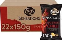 Lays Sensations Thai Sweet Chili - Chips - 22 x 150 gram